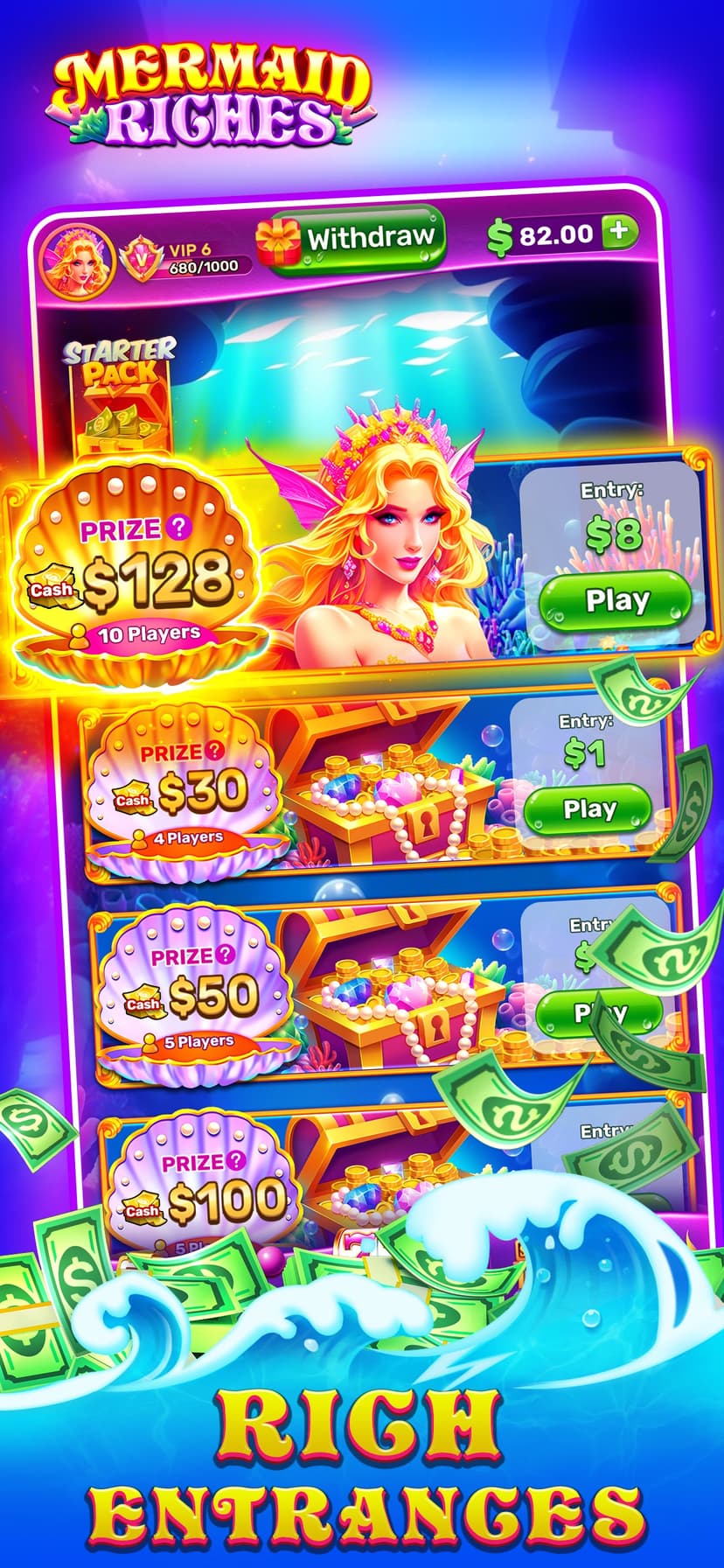 Mermaid Riches-Win Cash Game screenshot 5 - screenshot