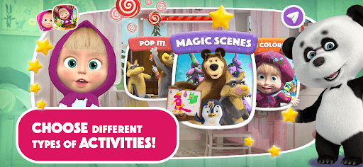 Masha and the Bear: Art Games screenshot 3 - screenshot