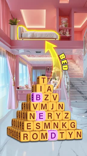 Word Cube 3D: Home Makeover screenshot 23 - screenshot