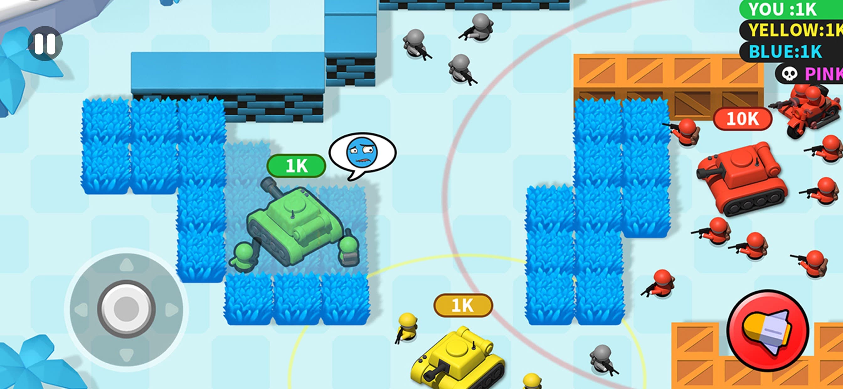 Tanks Brawl 3D screenshot 2 - screenshot