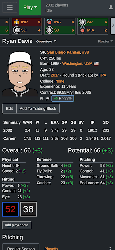 ZenGM Baseball screenshot 1 - screenshot