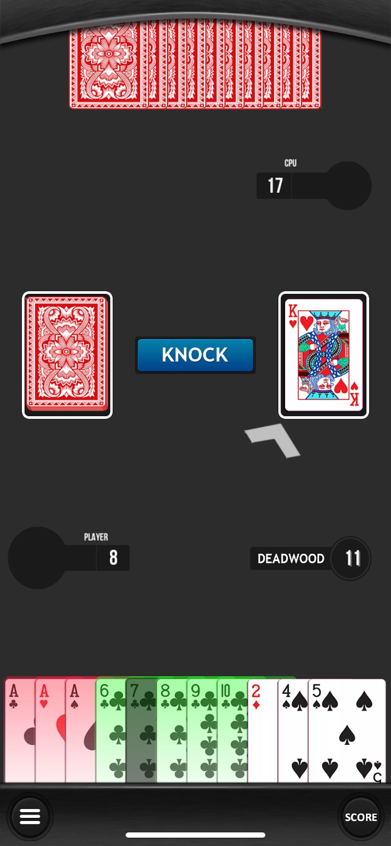 Gin Rummy Dark: Card Game screenshot 1 - screenshot