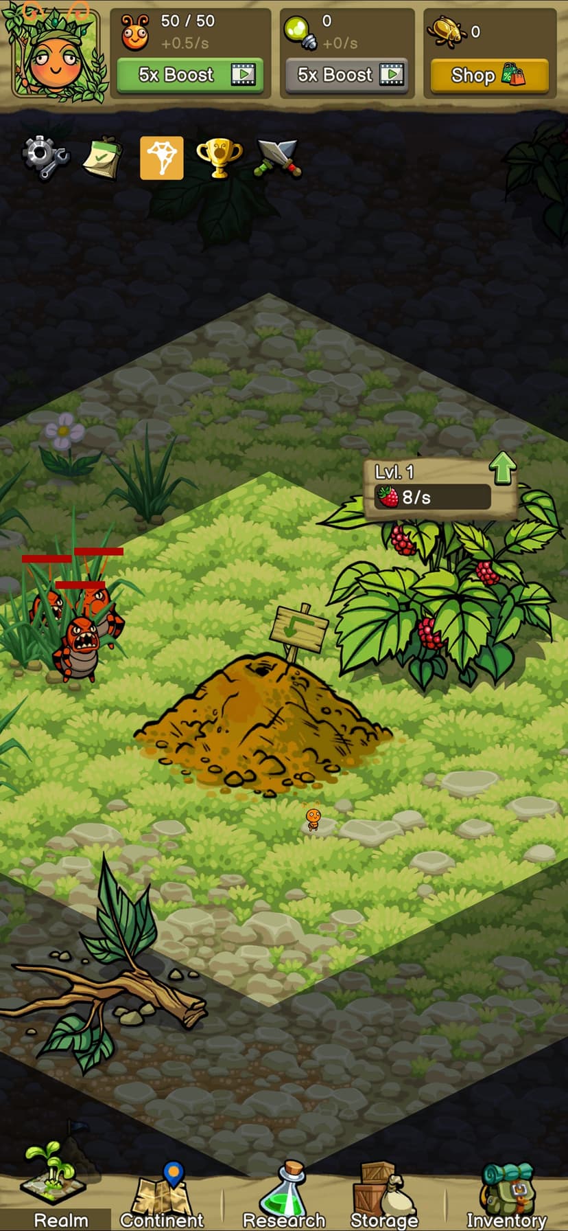 Idle Ant Colony - Sim Game screenshot 2 - screenshot