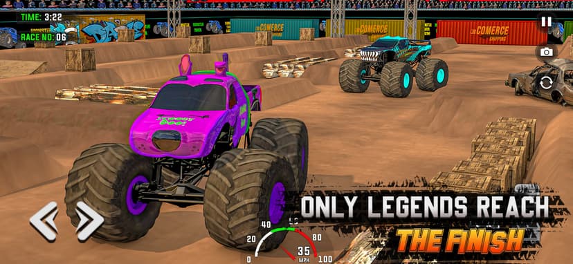 Monster Truck: Drag Race Clash screenshot 1 - screenshot