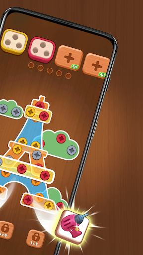 Woodbolt Sort: Nuts & Screws screenshot 2 - screenshot