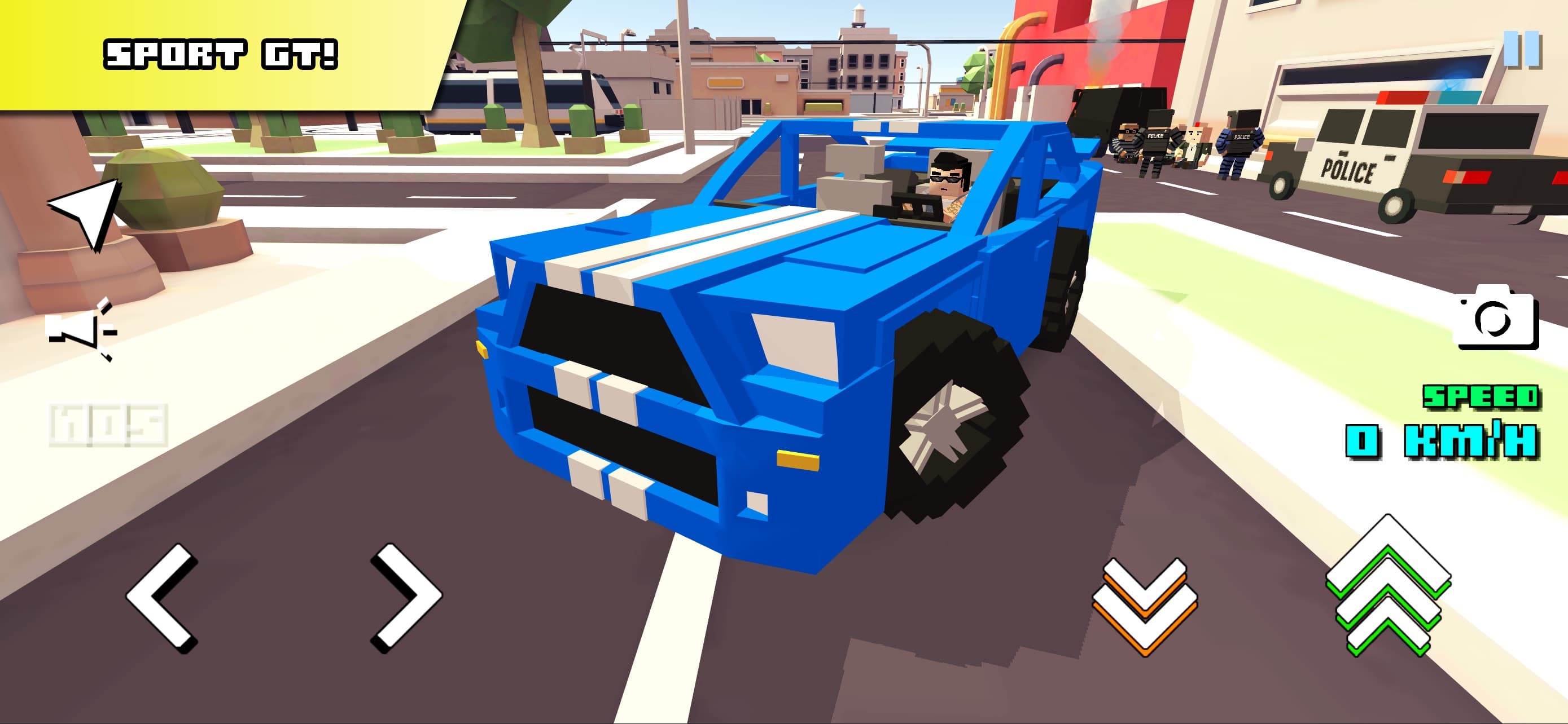 Blocky Car Racer screenshot 1 - screenshot