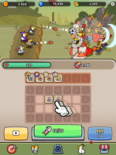 Duck vs Chicken : Idle Defense screenshot 18 - screenshot