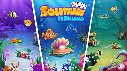 Solitaire - Fishland screenshot 3 - screenshot