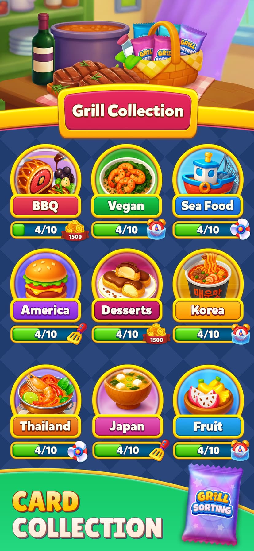 Grill Cooking: Sort Challenge screenshot 5 - screenshot