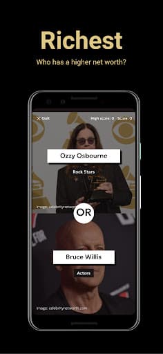The Higher or Lower Game screenshot 6 - screenshot