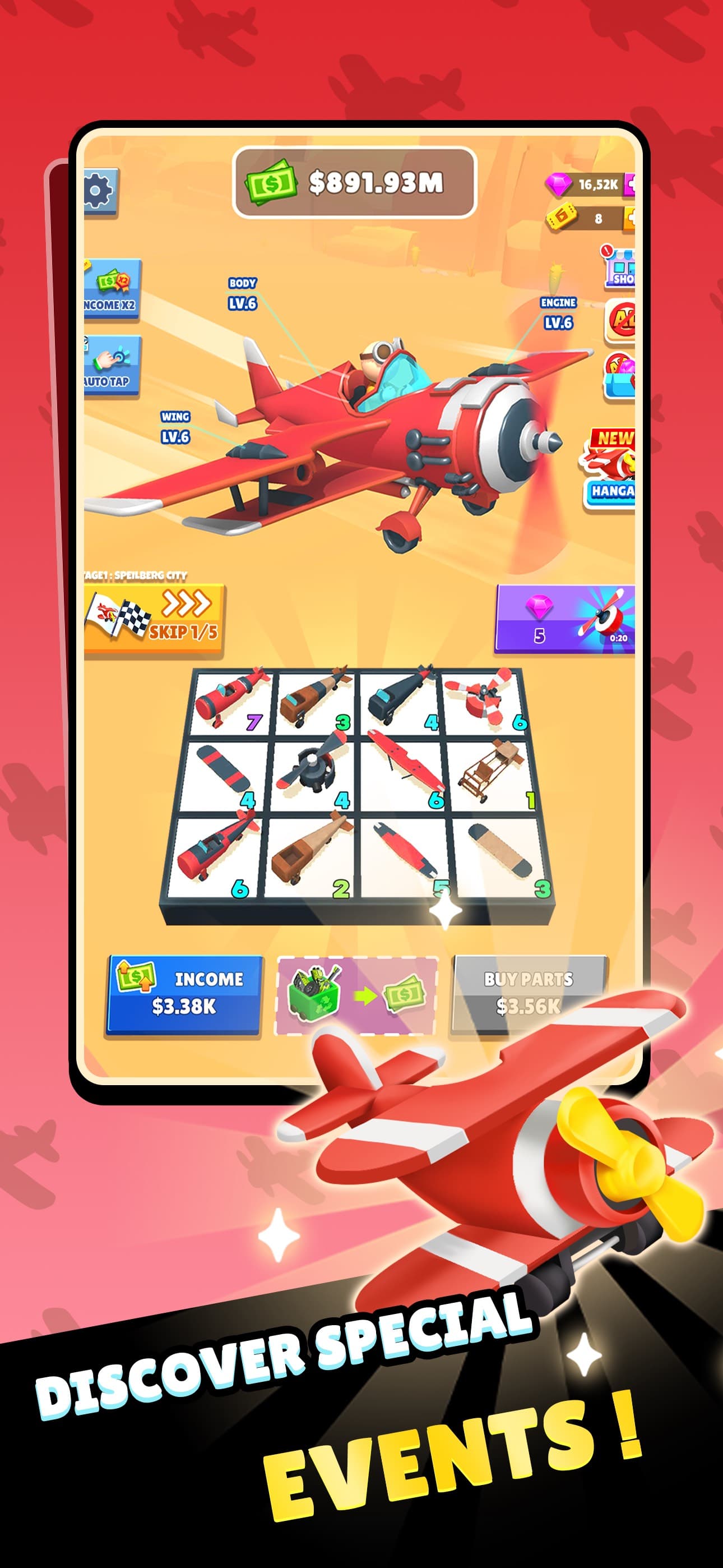 Merge Plane: Air Race! screenshot 1 - screenshot