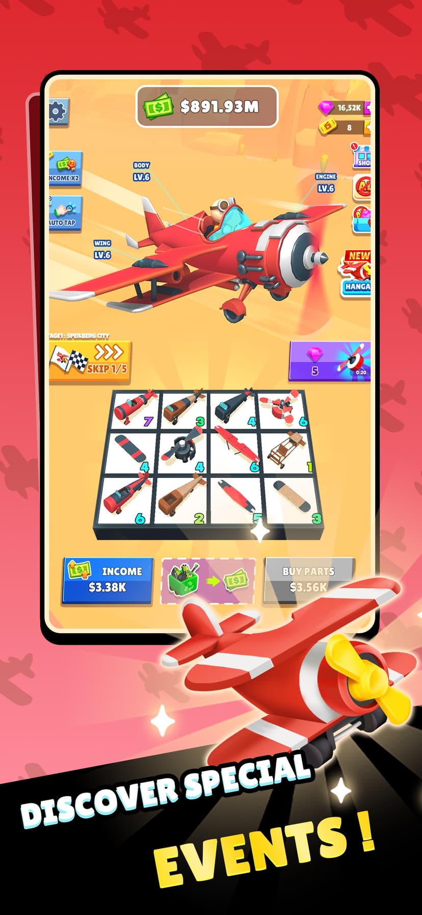Merge Plane: Air Race! screenshot 1 - screenshot