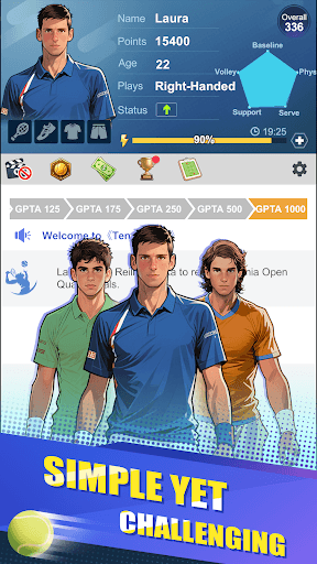 Tennis rising star screenshot 7 - screenshot