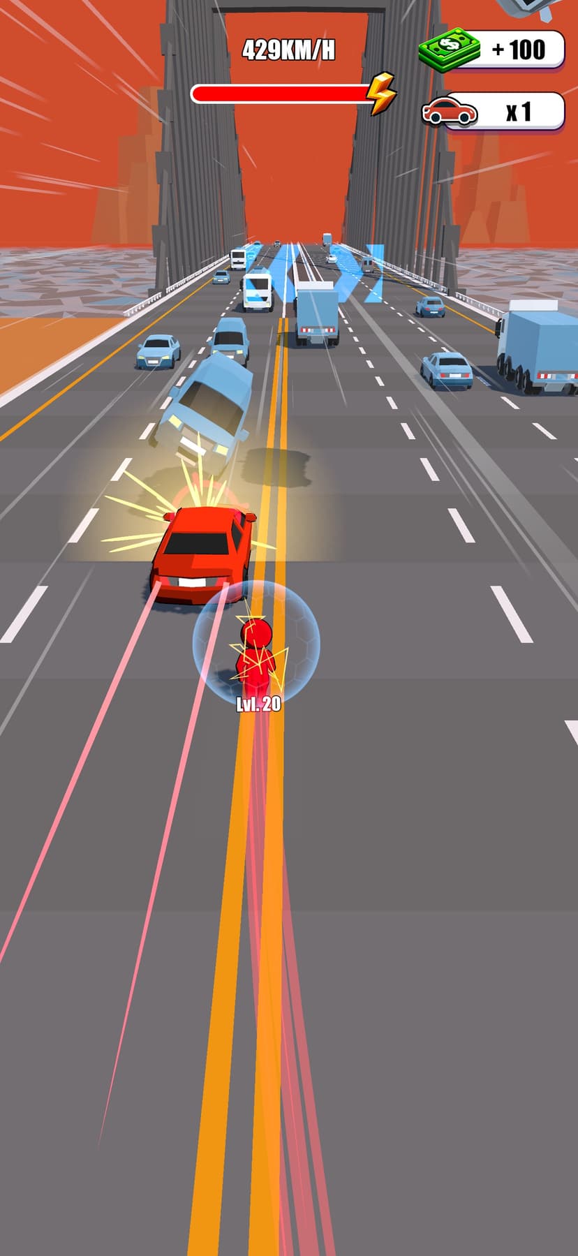 Hero vs Criminal: Flash Chase screenshot 1 - screenshot