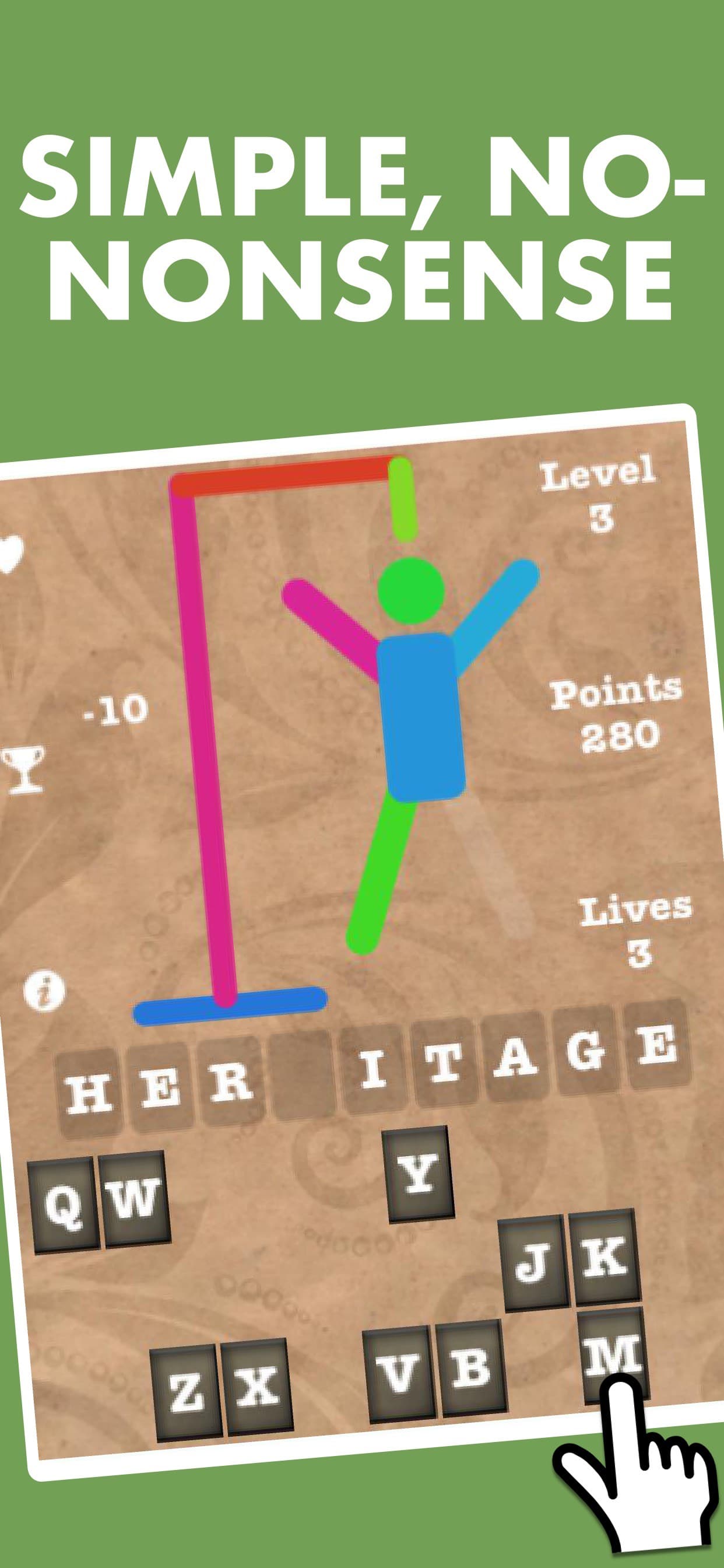 Stress Free Hangman 44k screenshot 1 - screenshot