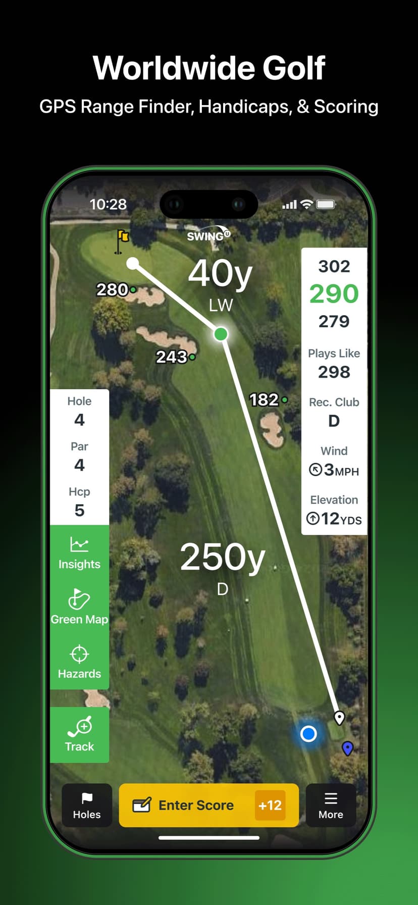 SwingU: Golf GPS Range Finder screenshot 1 - screenshot