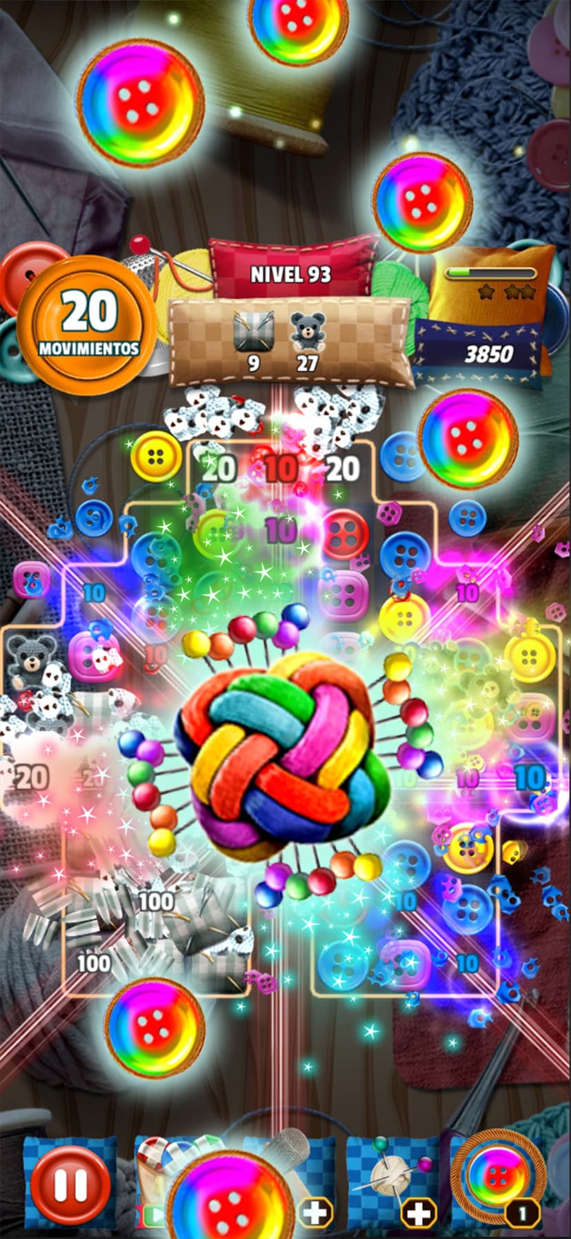 Button Eyed Rag Doll Match 3 screenshot 2 - screenshot