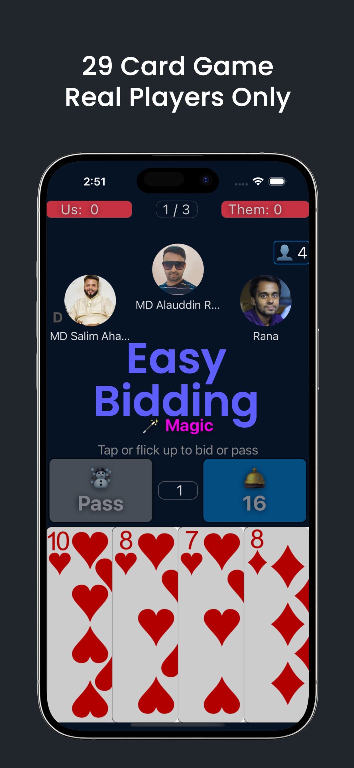 Play 29 Live - 29 Card Game screenshot 3 - screenshot