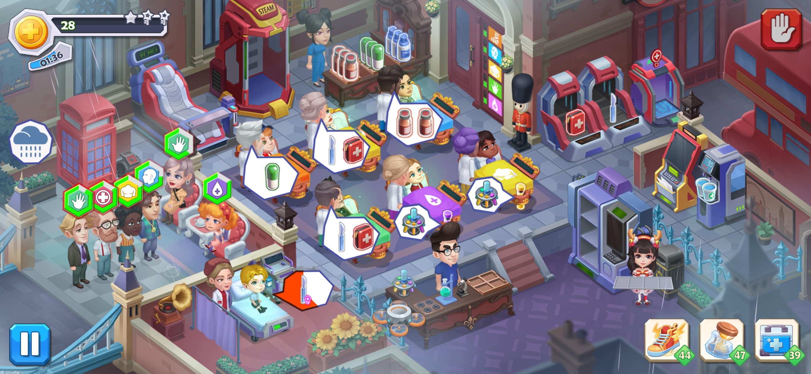 Clinic Mania : Hospital Sim screenshot 2 - screenshot