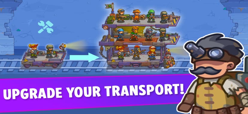Tower Train: Zombie Defense 2D screenshot 2 - screenshot