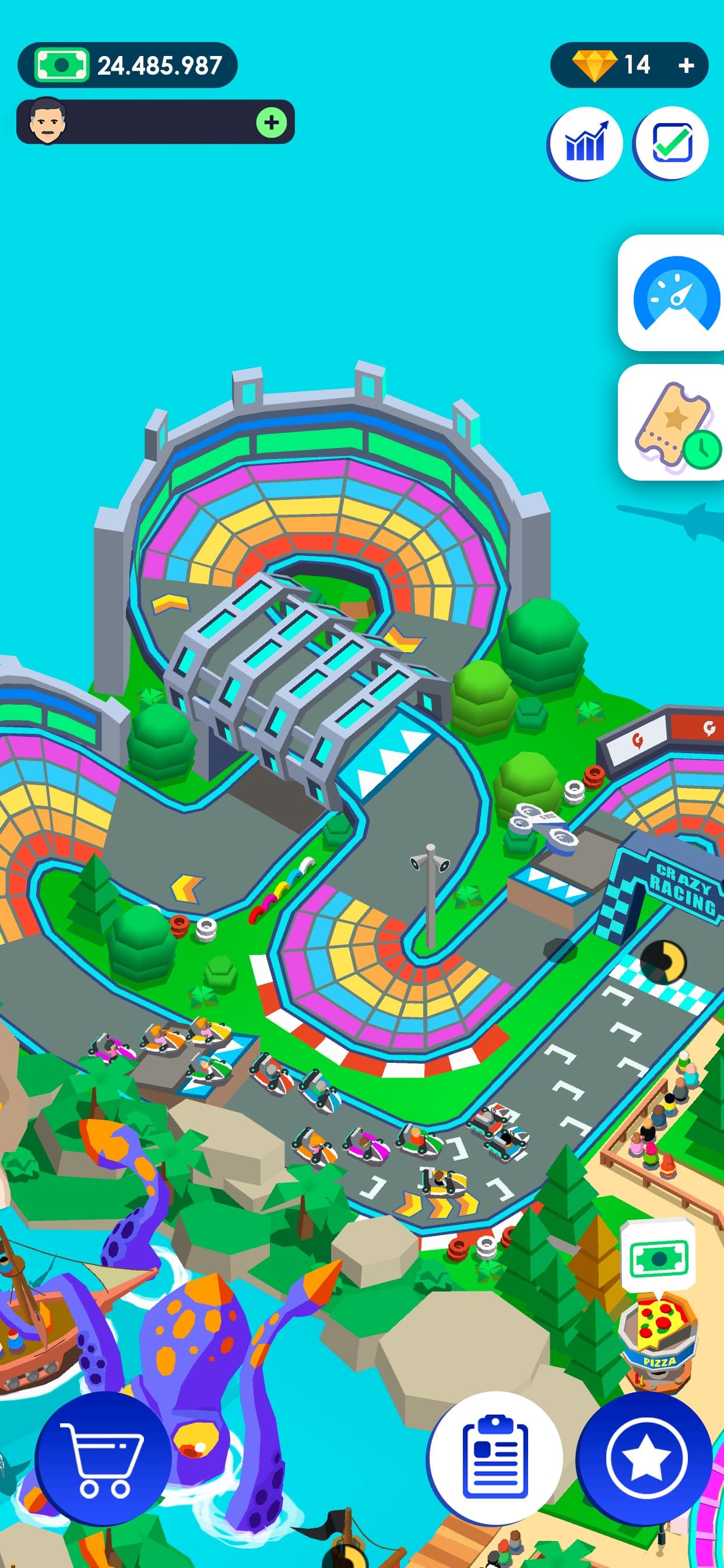 Idle Theme Park - Tycoon Game screenshot 5 - screenshot