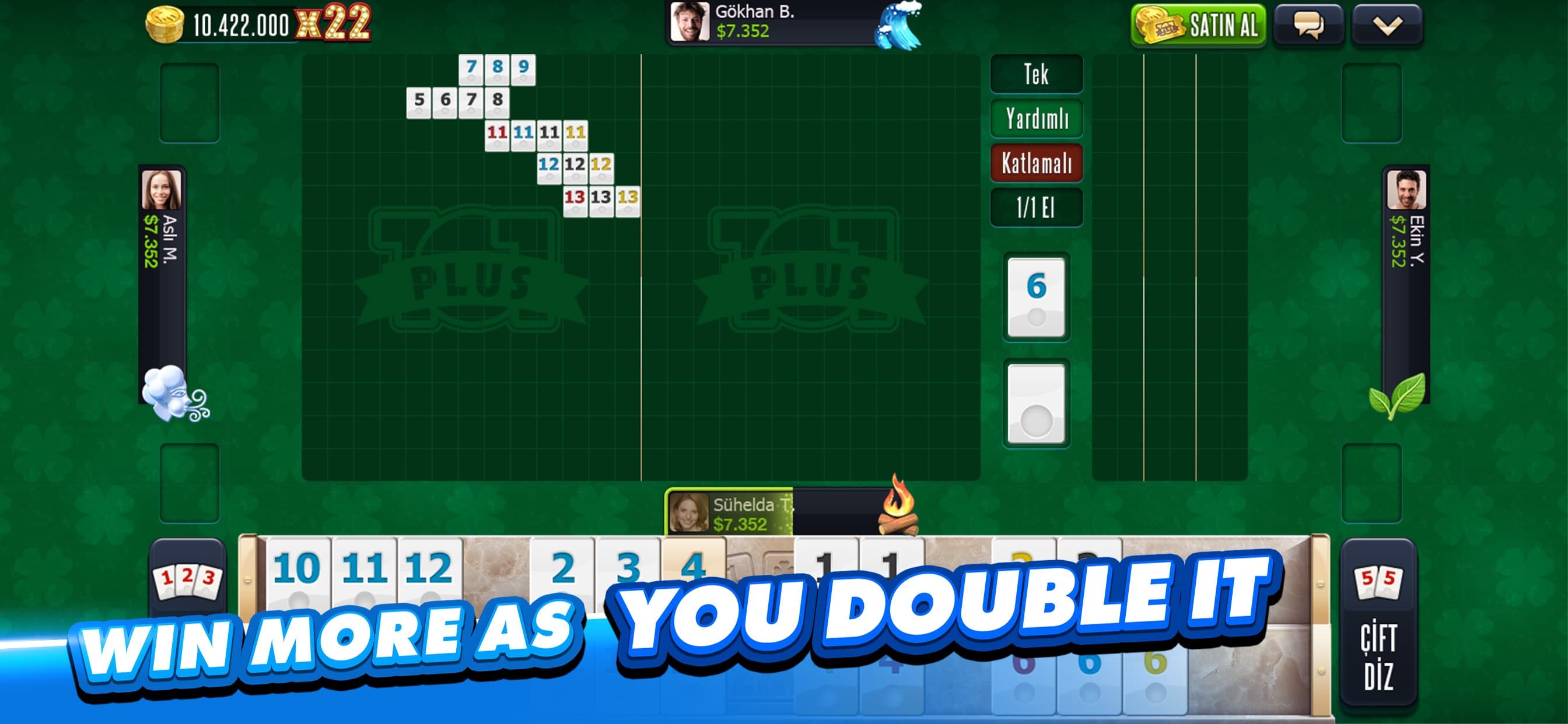101 Okey Plus Rummy Board Game screenshot 1 - screenshot