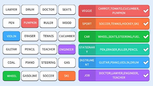 Association Sort: Word Match screenshot 1 - screenshot