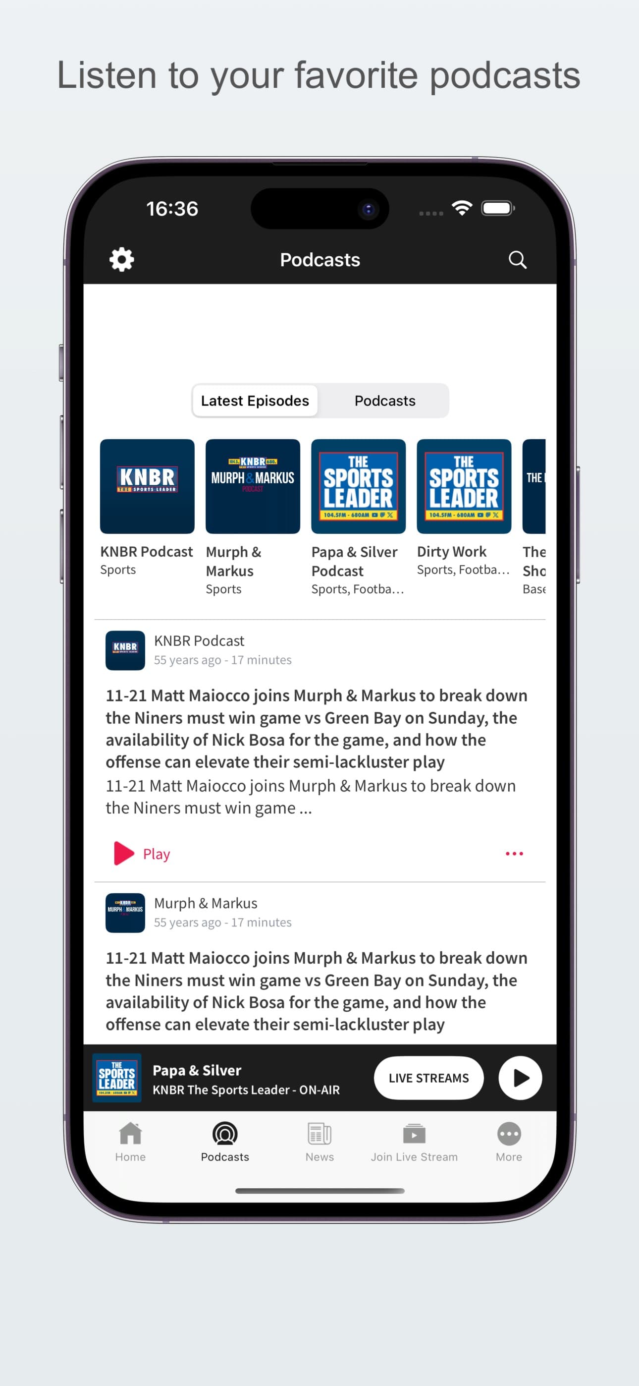KNBR The Sports Leader screenshot 3 - screenshot
