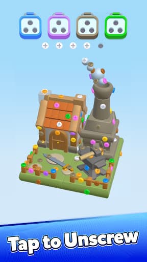 Screw Out 3D: Nut Sort Jam screenshot 8 - screenshot