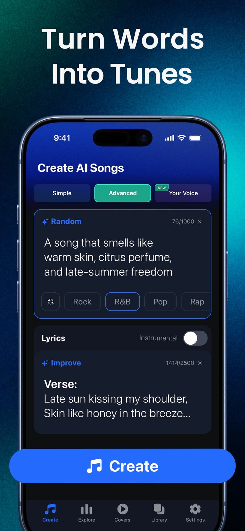 Shoom・AI Music, Song Generator screenshot 2 - screenshot