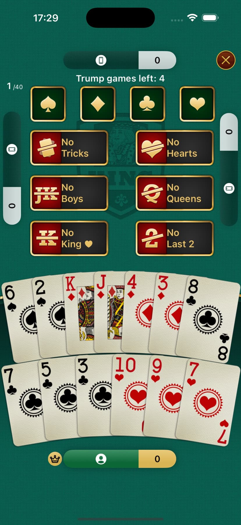 King Online trick taking game screenshot 3 - screenshot