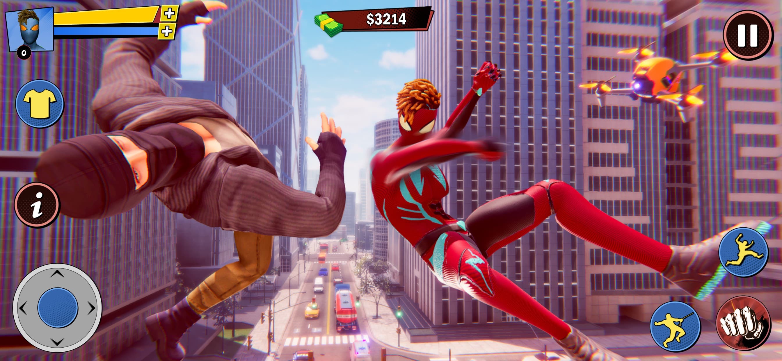 Rope Super Hero Flying Games screenshot 3 - screenshot