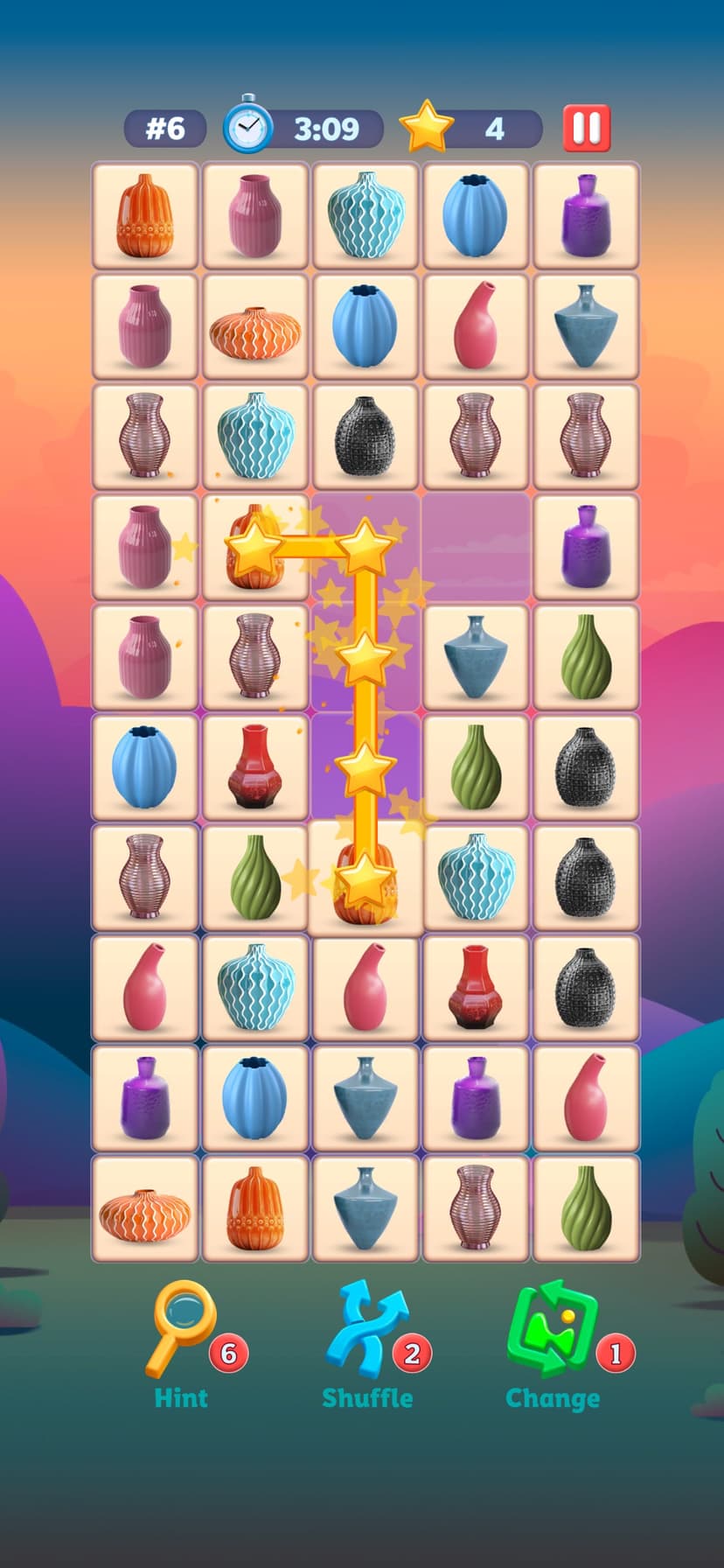 Pair Tiles: Match Puzzle 3-D screenshot 2 - screenshot