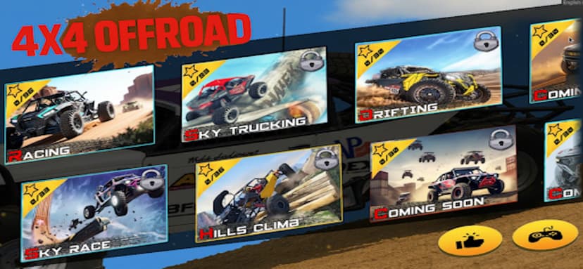 4x4 OFFROAD MONSTER TRUCK RACE screenshot 1 - screenshot