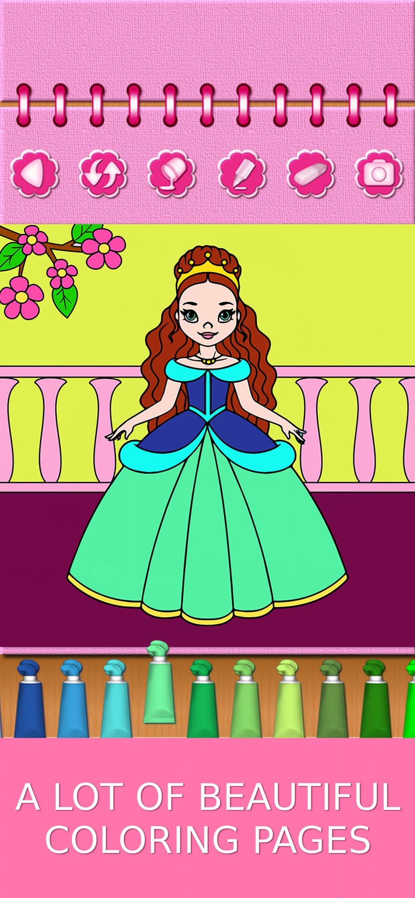 Pony Princess Coloring Book screenshot 2 - screenshot