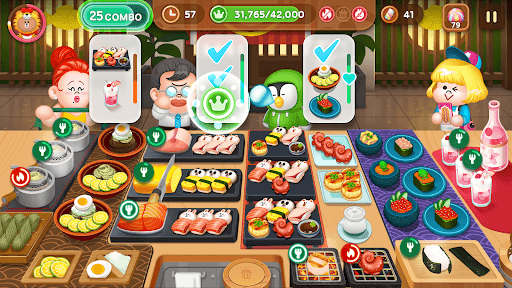 LINE CHEF A cute cooking game! screenshot 3 - screenshot
