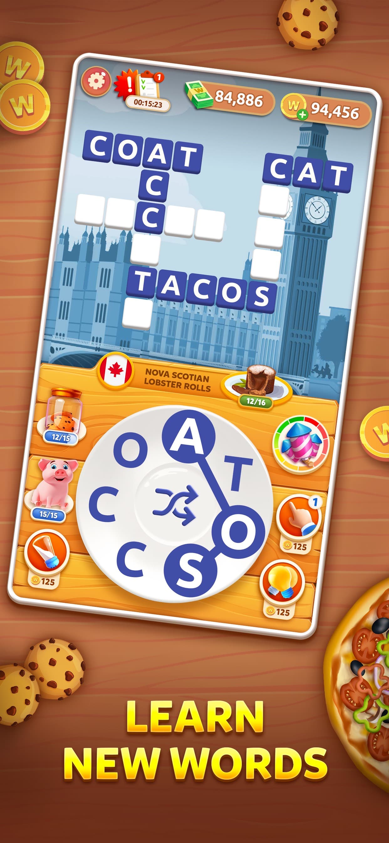Wordelicious: Food & Travel screenshot 2 - screenshot