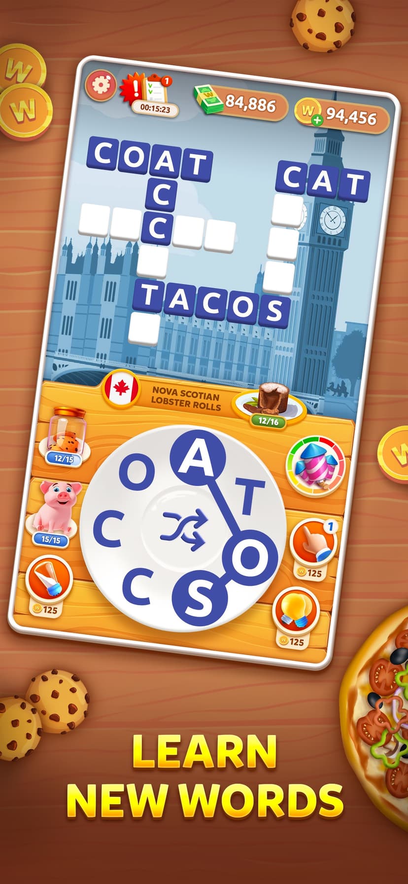 Wordelicious: Food & Travel screenshot 2 - screenshot