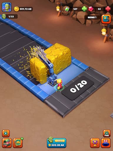 Idle Zombie Miner: Gold Tycoon screenshot 11 - screenshot