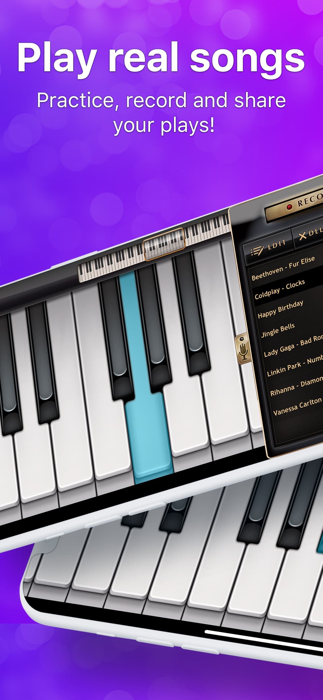 Piano Keyboard & Music Tiles screenshot 4 - screenshot