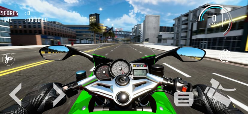 Supermoto Wheelie 3D screenshot 1 - screenshot