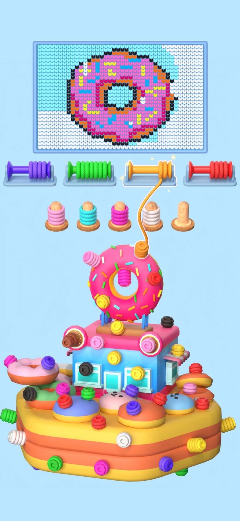Wool Master 3D - Pixel Sort screenshot 6 - screenshot