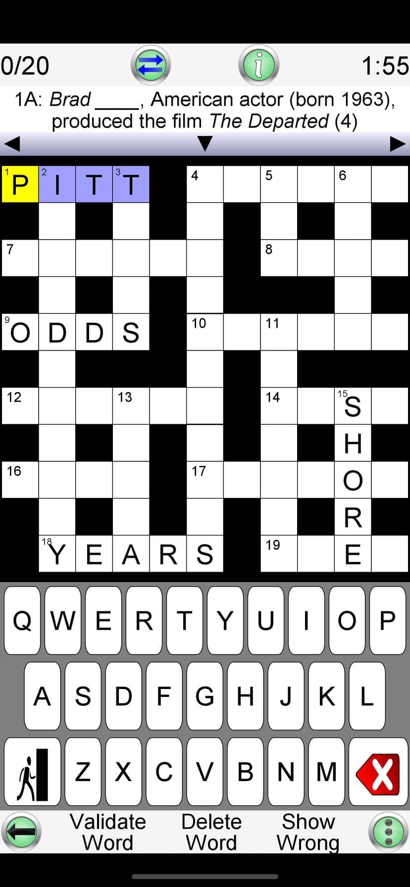 Crossword Unlimited screenshot 1 - screenshot