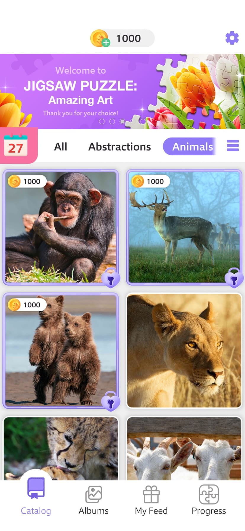 Jigsaw Puzzles Amazing Art screenshot 1 - screenshot