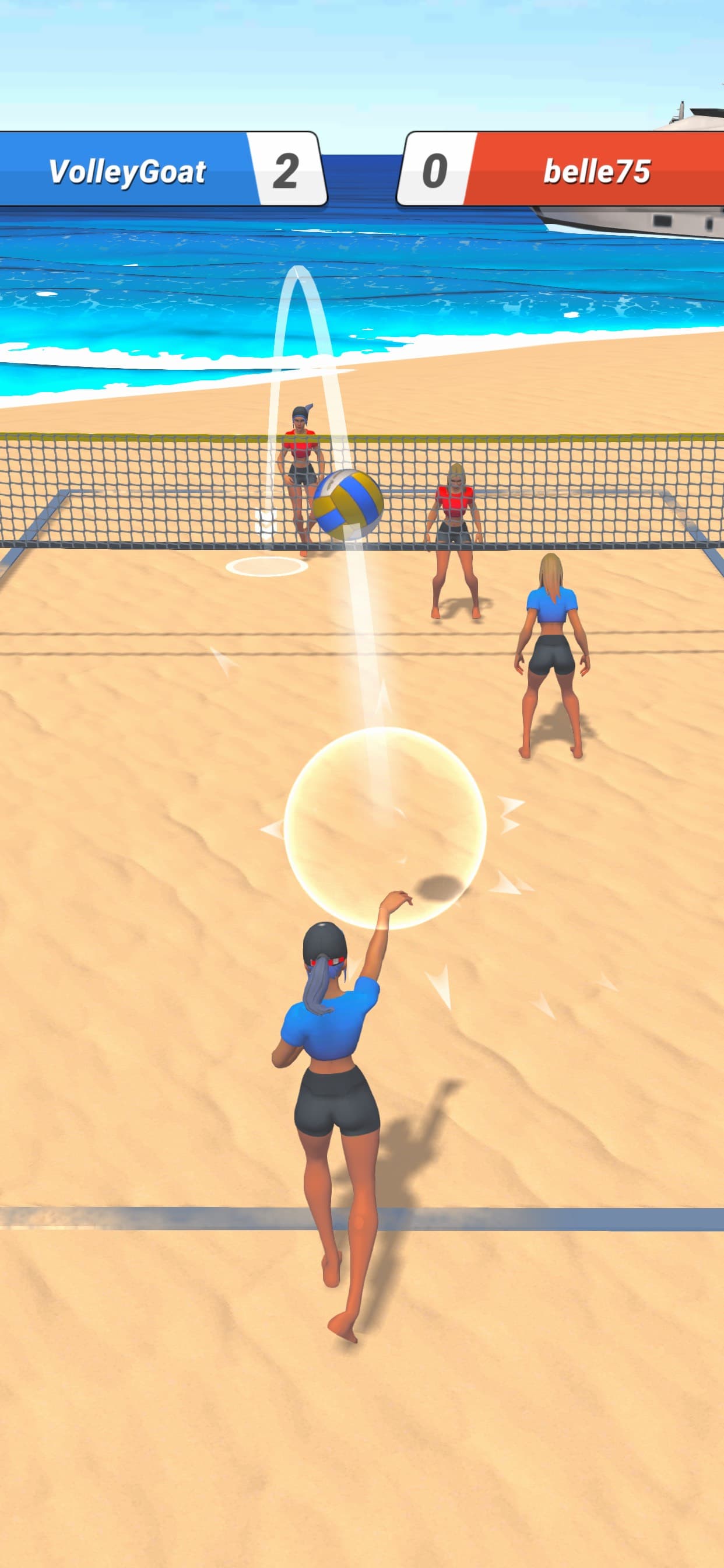 Beach Volley Clash screenshot 1 - screenshot