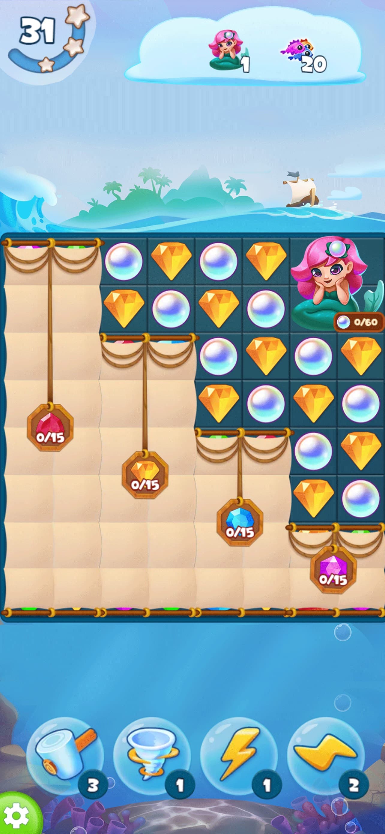 Pirate Treasures - Gems Puzzle screenshot 8 - screenshot