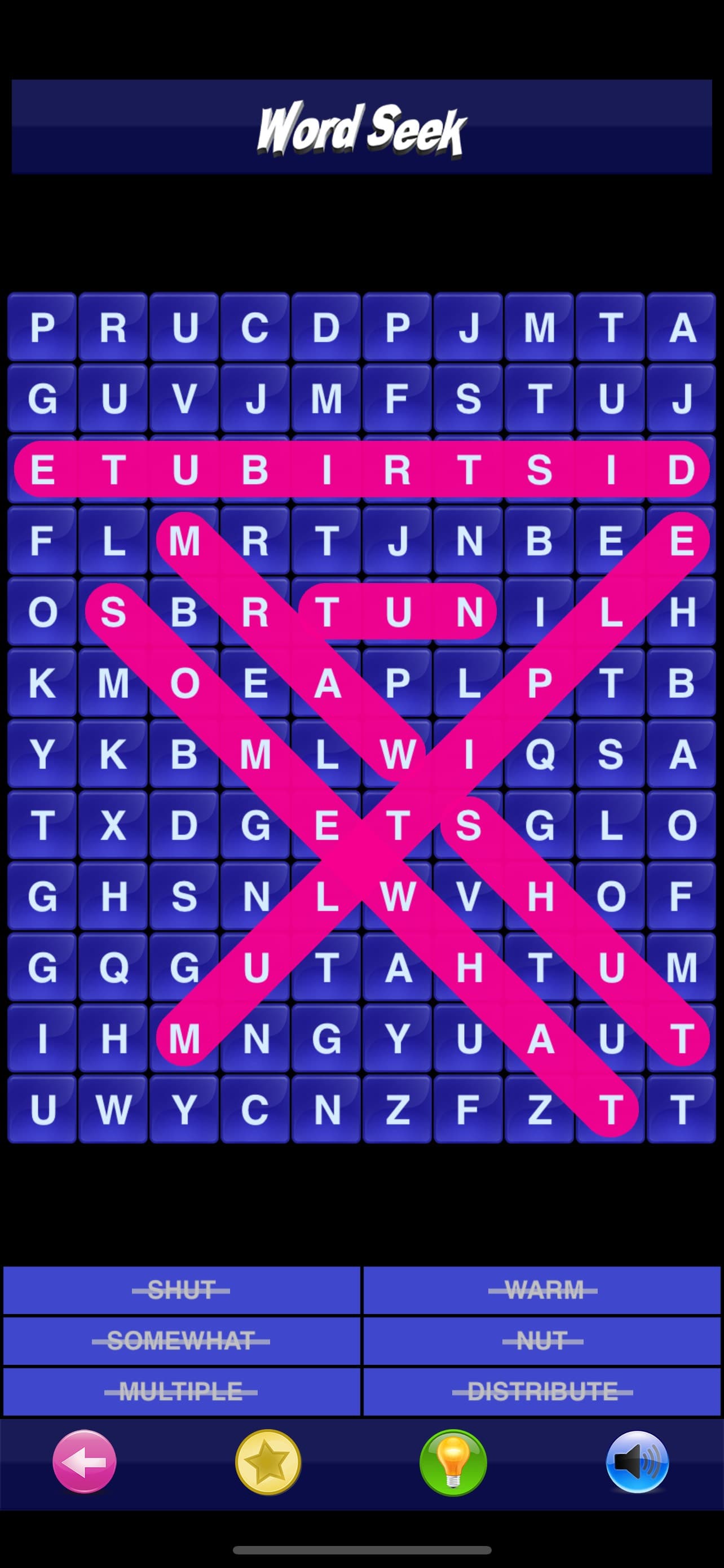 Word Seek English Infinite screenshot 2 - screenshot