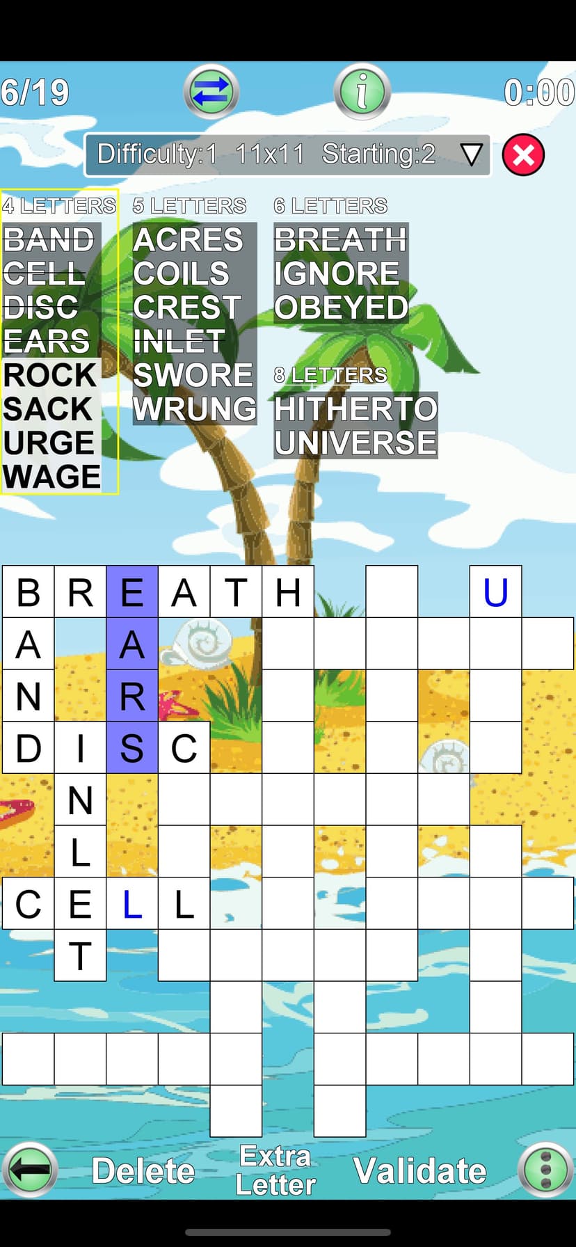 Word Fit Puzzle screenshot 1 - screenshot