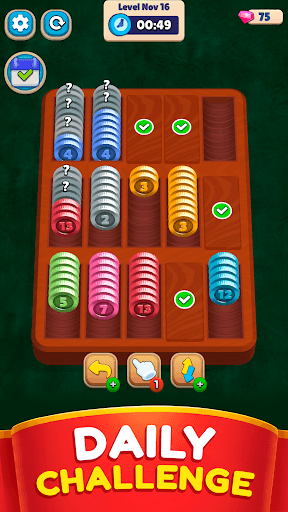 Pocket Sort: Coin Merge Puzzle screenshot 5 - screenshot