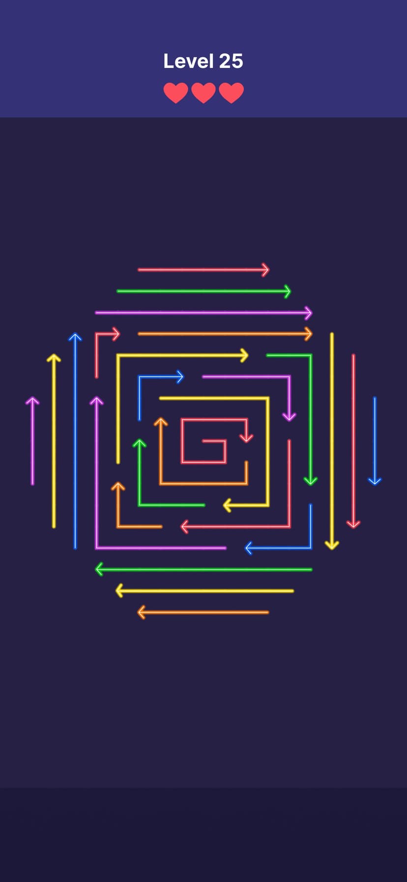Neon Puzzle: Arrow Swipe screenshot 5 - screenshot